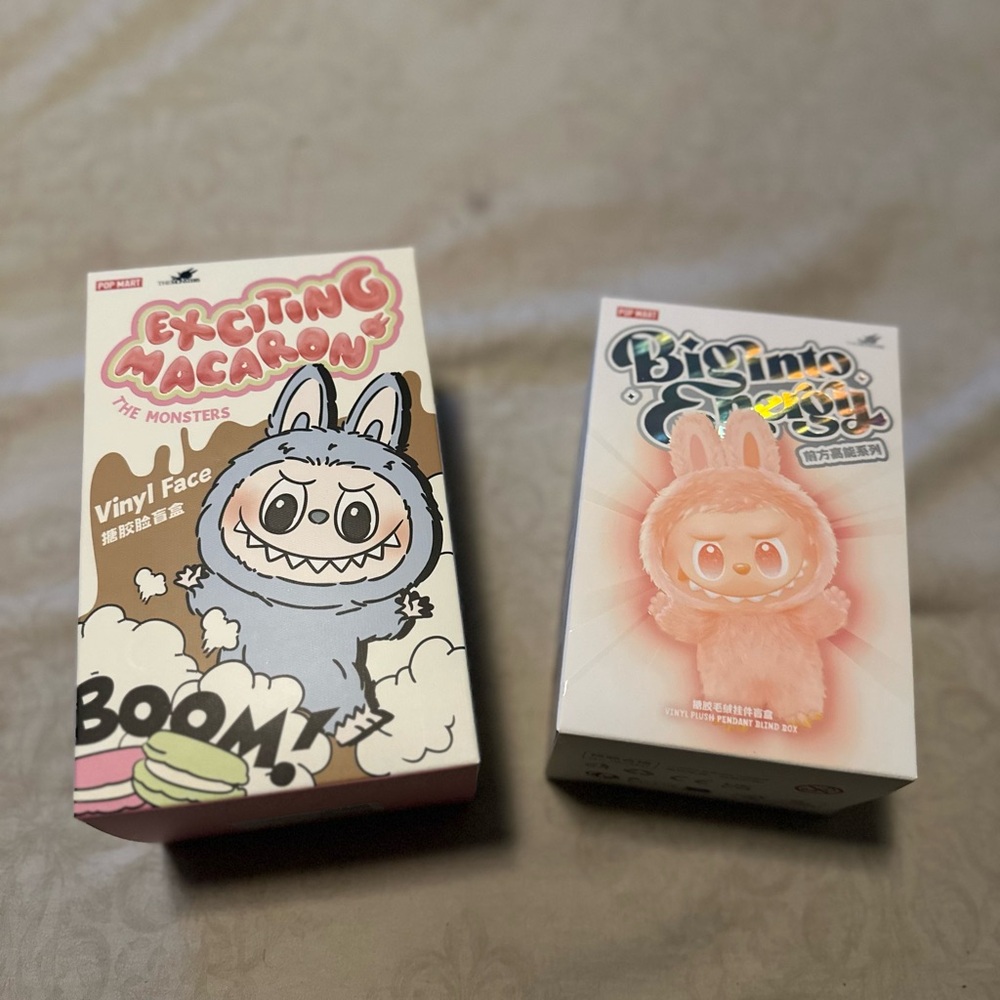 Labubu Exciting Macaron & Big Big Monster Figures Bundle